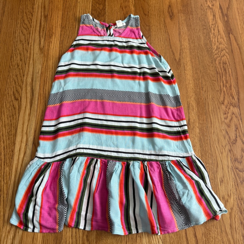 Billabong colorful striped beach resort wear summer dress